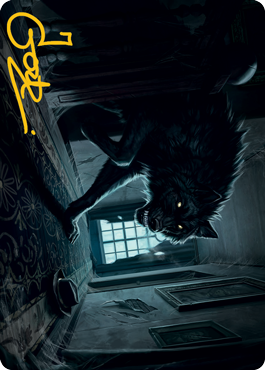 Primal Adversary Art Card (Gold-Stamped Signature) [Innistrad: Midnight Hunt Art Series] | Card Merchant Takapuna