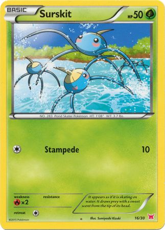 Surskit (16/30) [XY: Trainer Kit 2 - Latias] | Card Merchant Takapuna