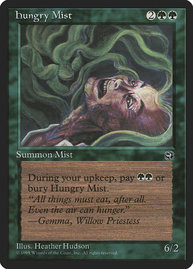 Hungry Mist (Gemma Flavor Text) [Homelands] | Card Merchant Takapuna