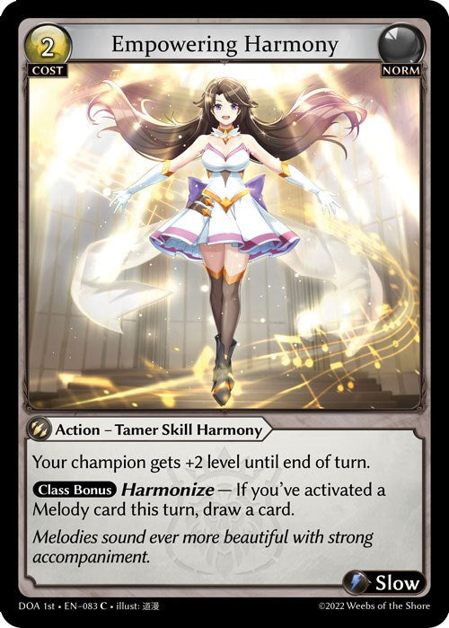 Empowering Harmony (083) [Dawn of Ashes: 1st Edition] | Card Merchant Takapuna