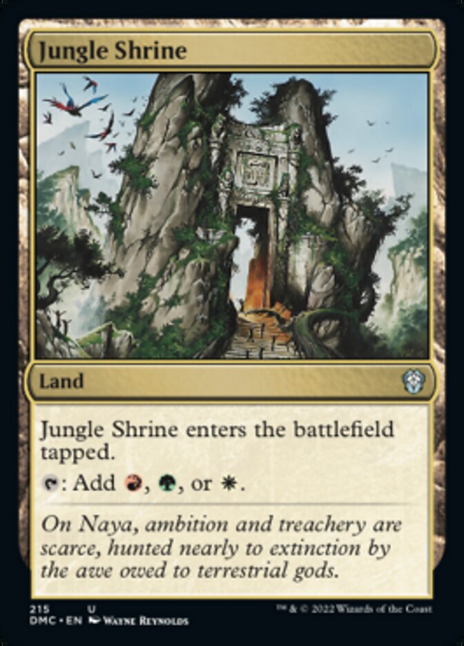Jungle Shrine [Dominaria United Commander] | Card Merchant Takapuna