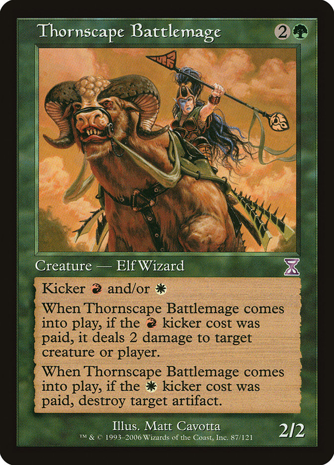 Thornscape Battlemage [Time Spiral Timeshifted] | Card Merchant Takapuna