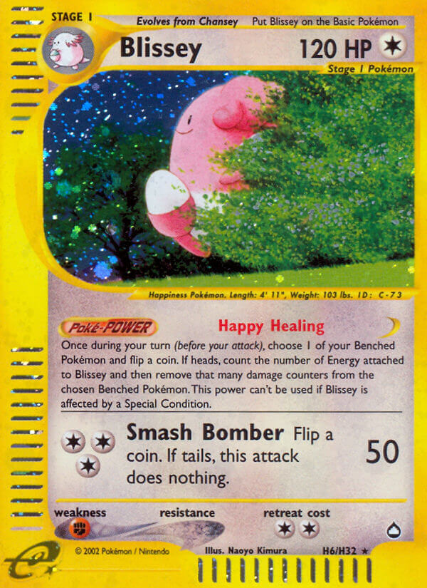 Blissey (H6/H32) [Aquapolis] | Card Merchant Takapuna