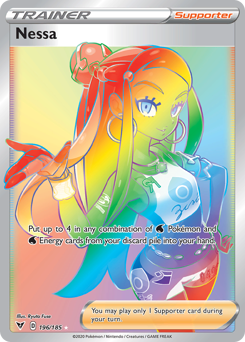 Nessa (196/185) [Sword & Shield: Vivid Voltage] | Card Merchant Takapuna