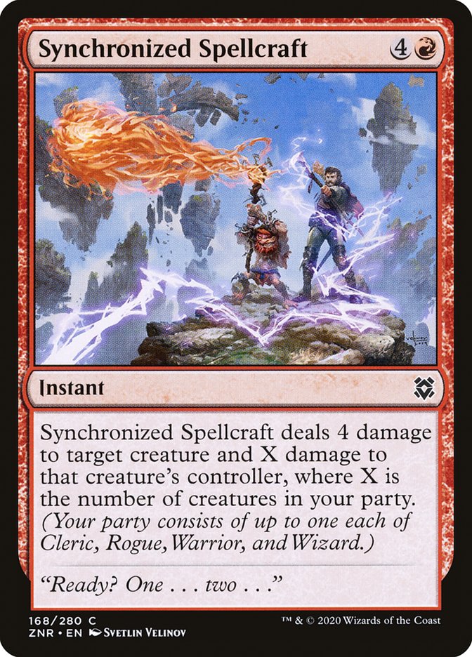 Synchronized Spellcraft [Zendikar Rising] | Card Merchant Takapuna