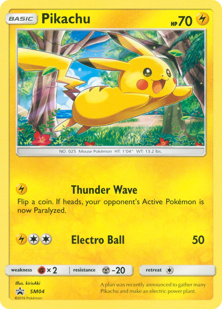 Pikachu (SM04) (Target Non Holo) [Sun & Moon: Black Star Promos] | Card Merchant Takapuna
