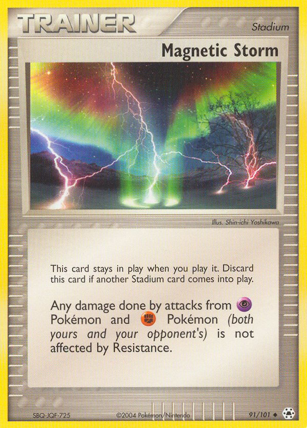 Magnetic Storm (91/101) [EX: Hidden Legends] | Card Merchant Takapuna