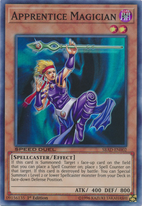 Apprentice Magician [SBAD-EN002] Super Rare | Card Merchant Takapuna