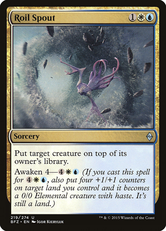 Roil Spout [Battle for Zendikar] | Card Merchant Takapuna