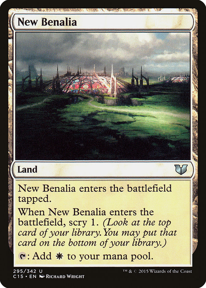 New Benalia [Commander 2015] | Card Merchant Takapuna