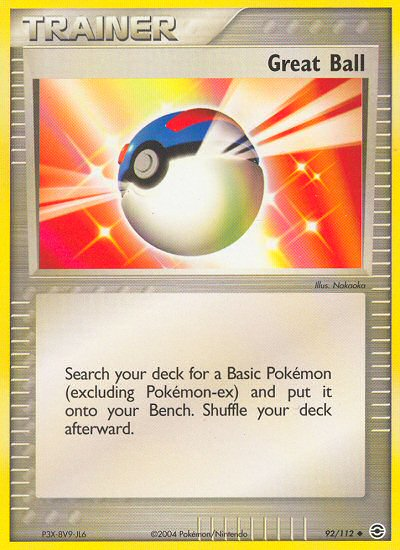 Great Ball (92/112) [EX: FireRed & LeafGreen] | Card Merchant Takapuna