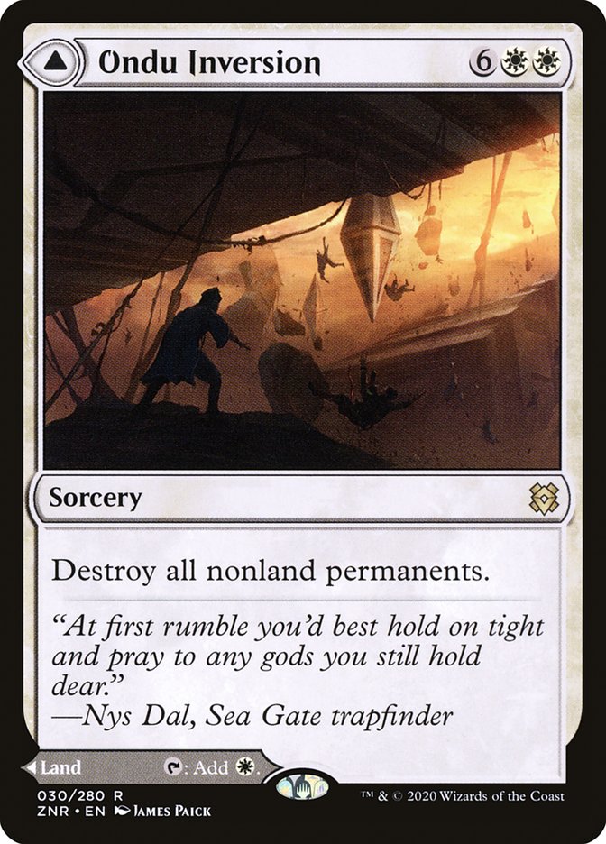 Ondu Inversion // Ondu Skyruins [Zendikar Rising] | Card Merchant Takapuna