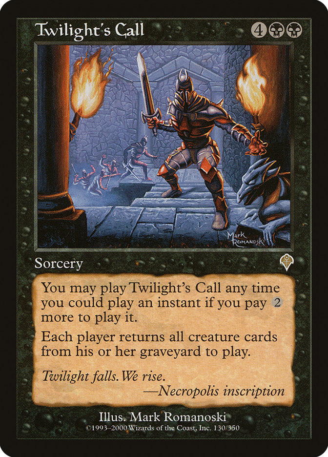 Twilight's Call [Invasion] | Card Merchant Takapuna