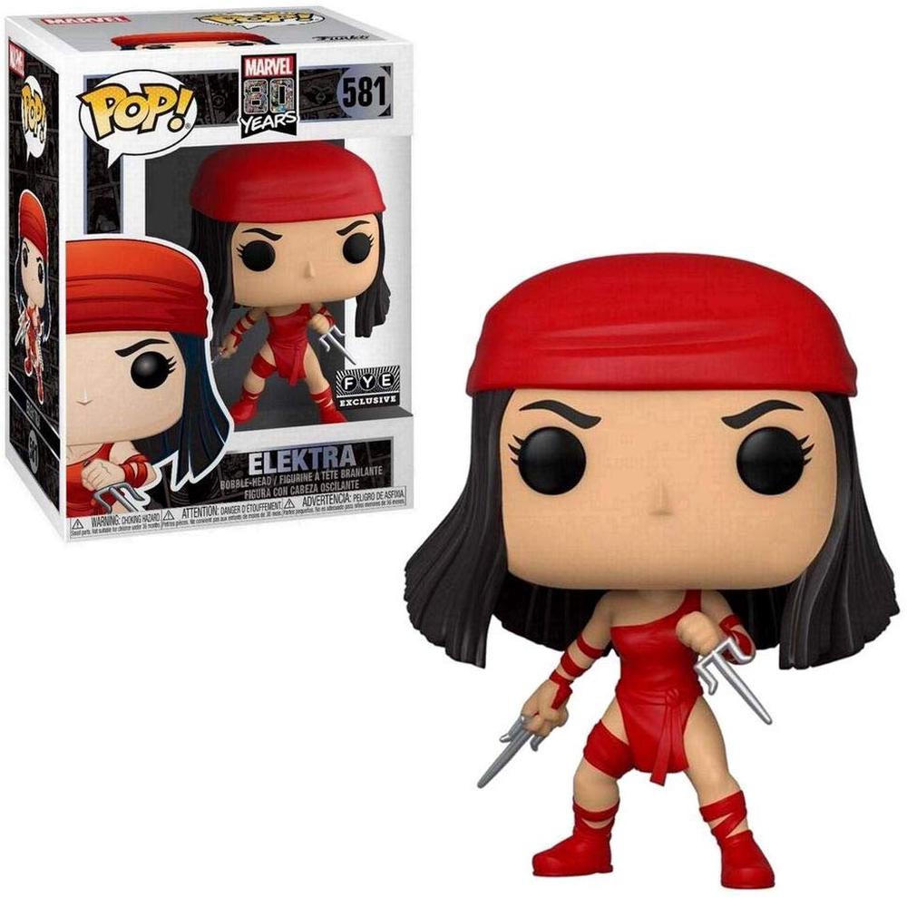 Marvel 80th Anniversary - Elektra Pop! 581 | Card Merchant Takapuna