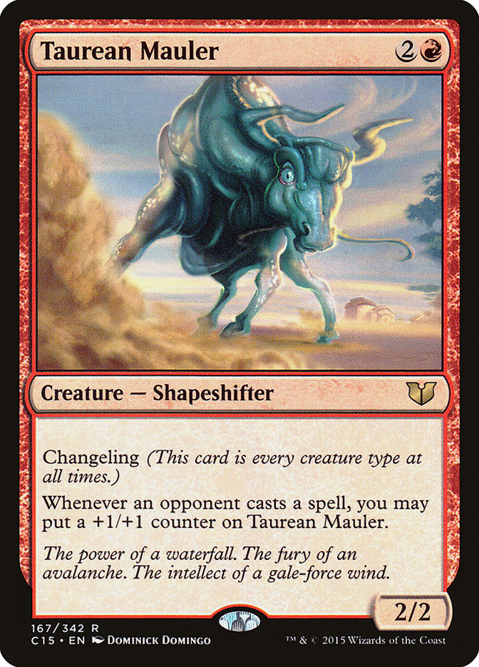 Taurean Mauler [Commander 2015] | Card Merchant Takapuna