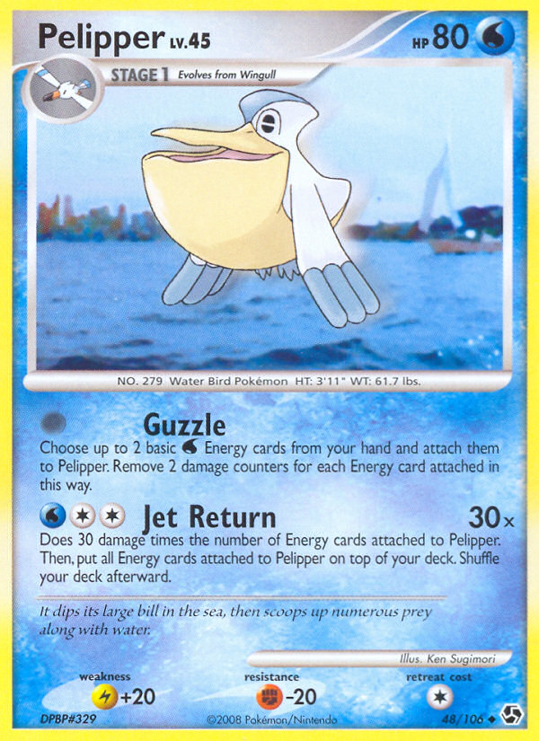 Pelipper (48/106) [Diamond & Pearl: Great Encounters] | Card Merchant Takapuna