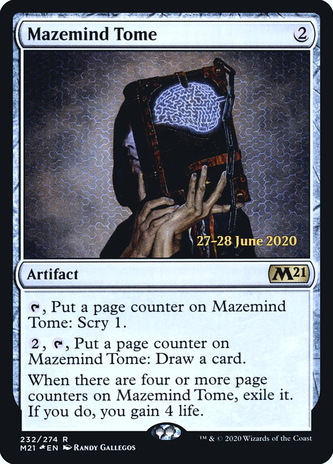 Mazemind Tome [Core Set 2021 Prerelease Promos] | Card Merchant Takapuna