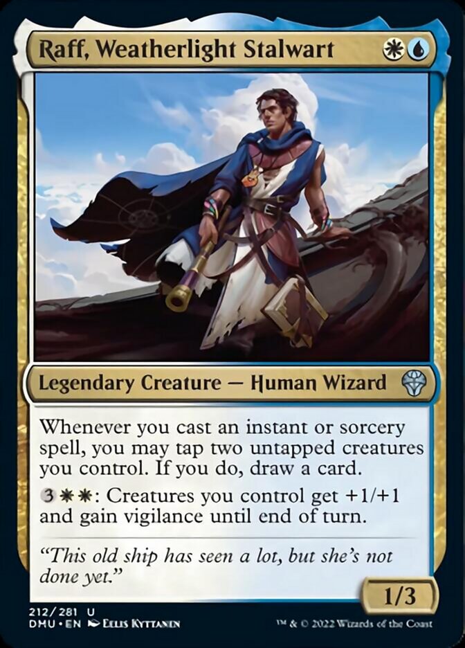 Raff, Weatherlight Stalwart [Dominaria United] | Card Merchant Takapuna