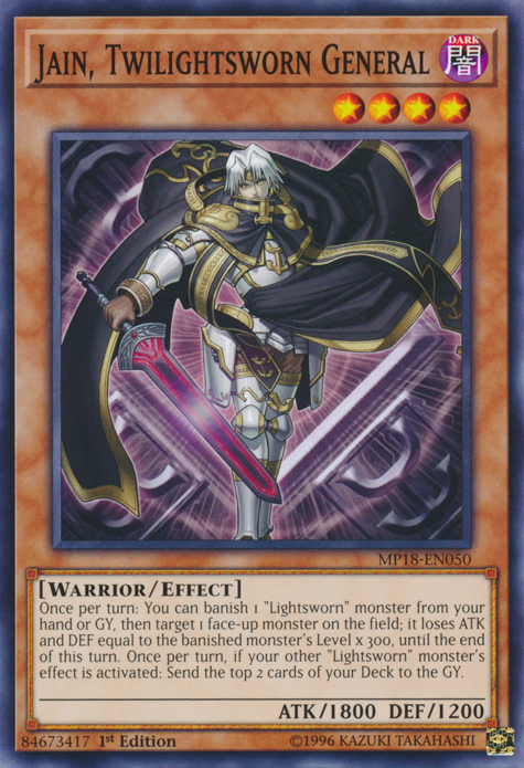 Jain, Twilightsworn General [MP18-EN050] Common | Card Merchant Takapuna