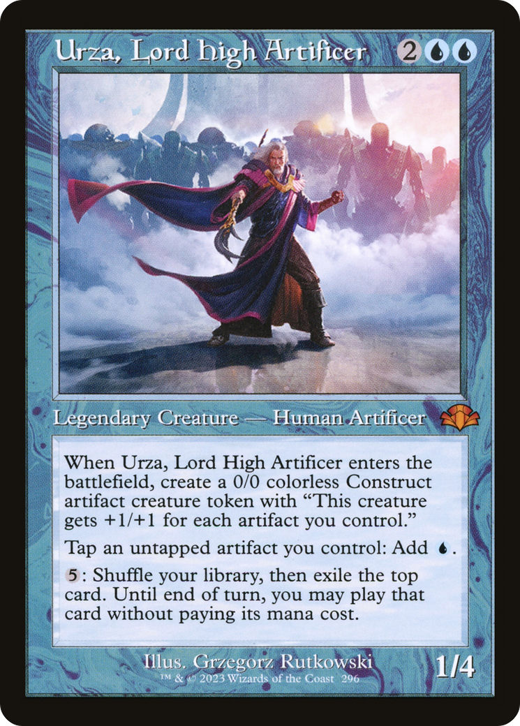 Urza, Lord High Artificer (Retro) [Dominaria Remastered] | Card Merchant Takapuna