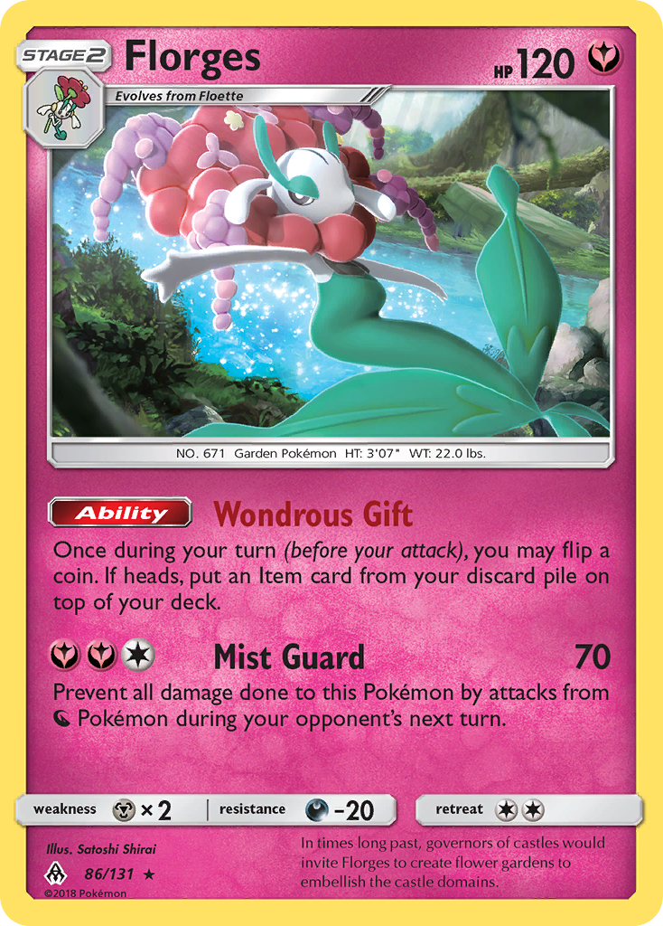 Florges (86/131) [Sun & Moon: Forbidden Light] | Card Merchant Takapuna