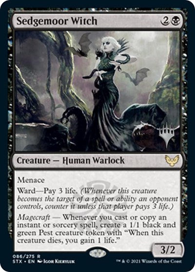 Sedgemoor Witch (Promo Pack) [Strixhaven: School of Mages Promos] | Card Merchant Takapuna