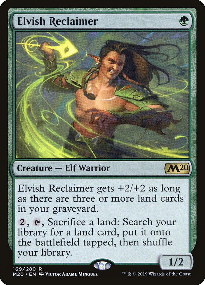 Elvish Reclaimer [Core Set 2020] | Card Merchant Takapuna