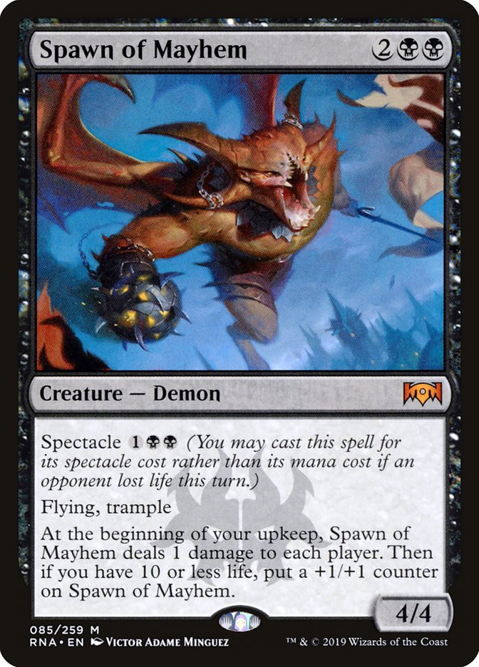 Spawn of Mayhem [Ravnica Allegiance] | Card Merchant Takapuna