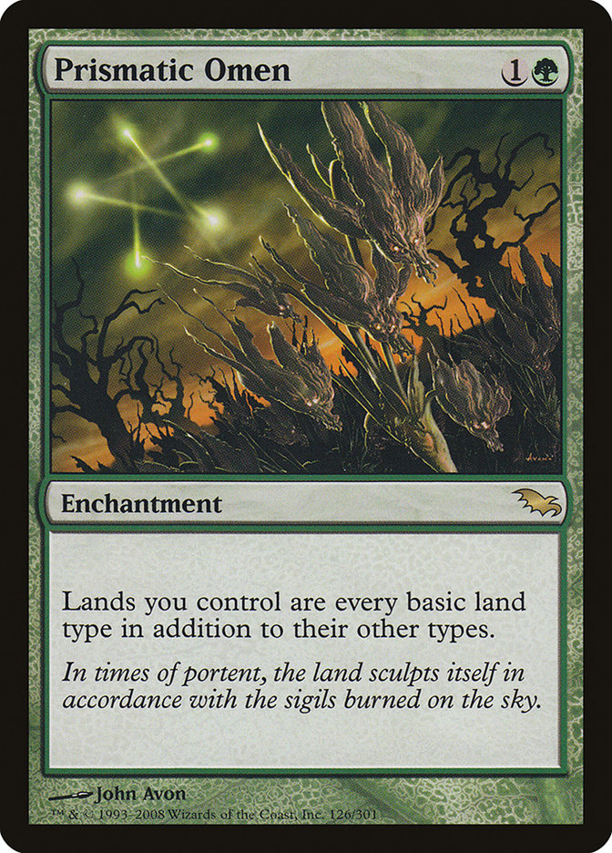 Prismatic Omen [Shadowmoor] | Card Merchant Takapuna