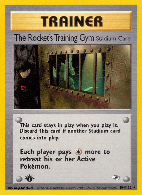 The Rocket's Training Gym (104/132) [Gym Heroes 1st Edition] | Card Merchant Takapuna
