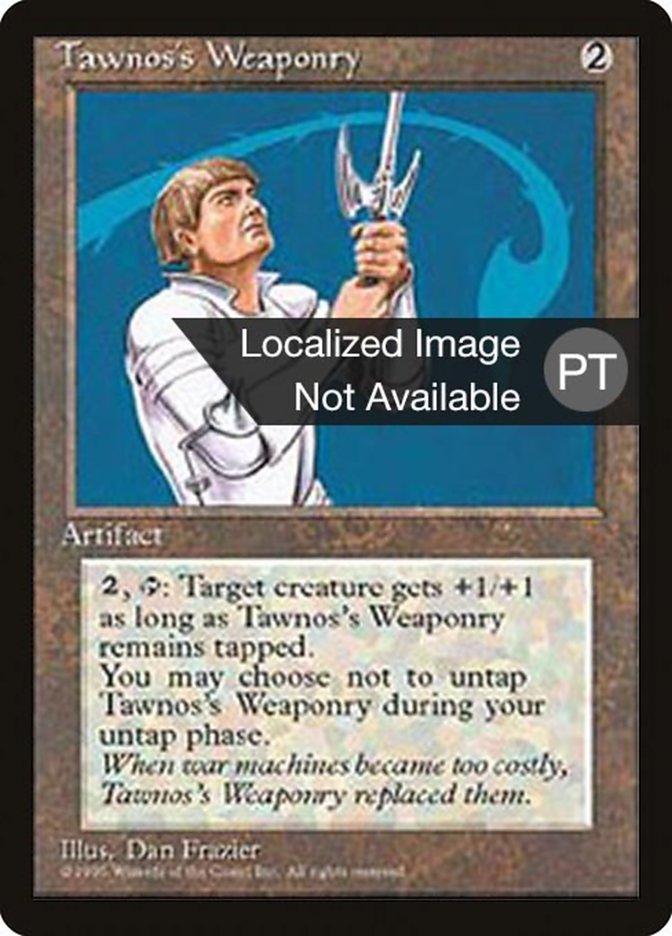 Tawnos's Weaponry [Fourth Edition (Foreign Black Border)] | Card Merchant Takapuna