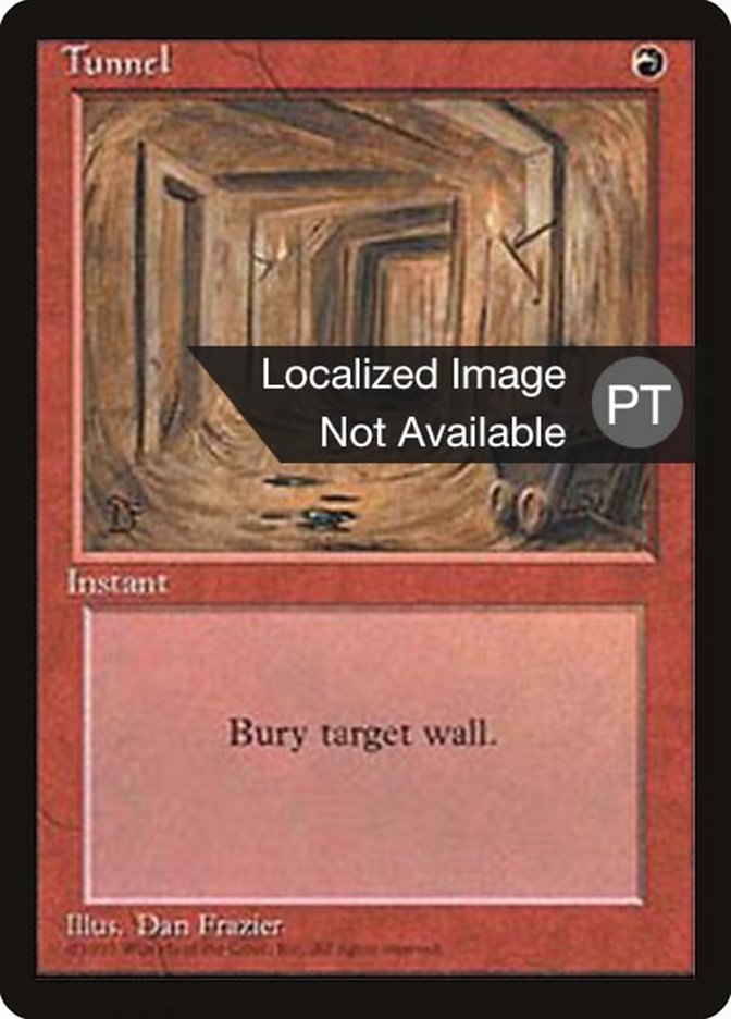 Tunnel [Fourth Edition (Foreign Black Border)] | Card Merchant Takapuna