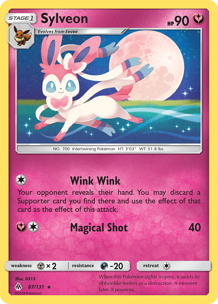 Sylveon (87/131) [Sun & Moon: Forbidden Light] | Card Merchant Takapuna