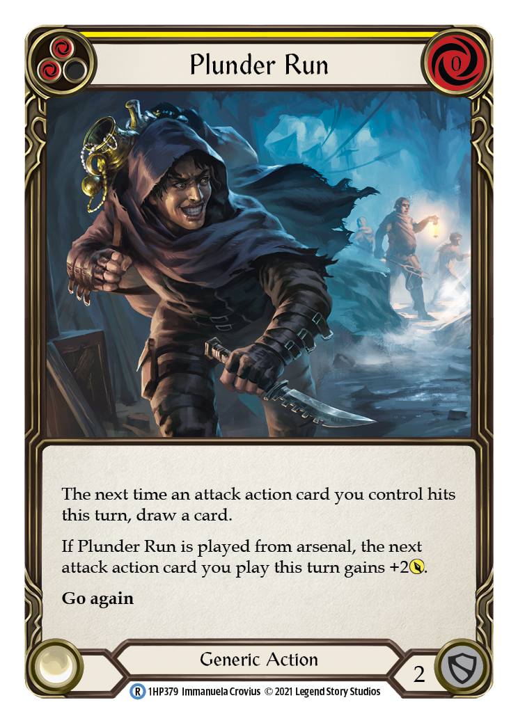 Plunder Run (Yellow) [1HP379] (History Pack 1) | Card Merchant Takapuna