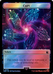 Copy // Mutant Double-Sided Token (Surge Foil) [Doctor Who Tokens] | Card Merchant Takapuna