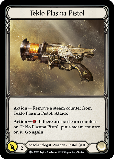 Teklo Plasma Pistol // Viserai, Rune Blood [U-ARC003 // U-ARC075] (Arcane Rising Unlimited) | Card Merchant Takapuna