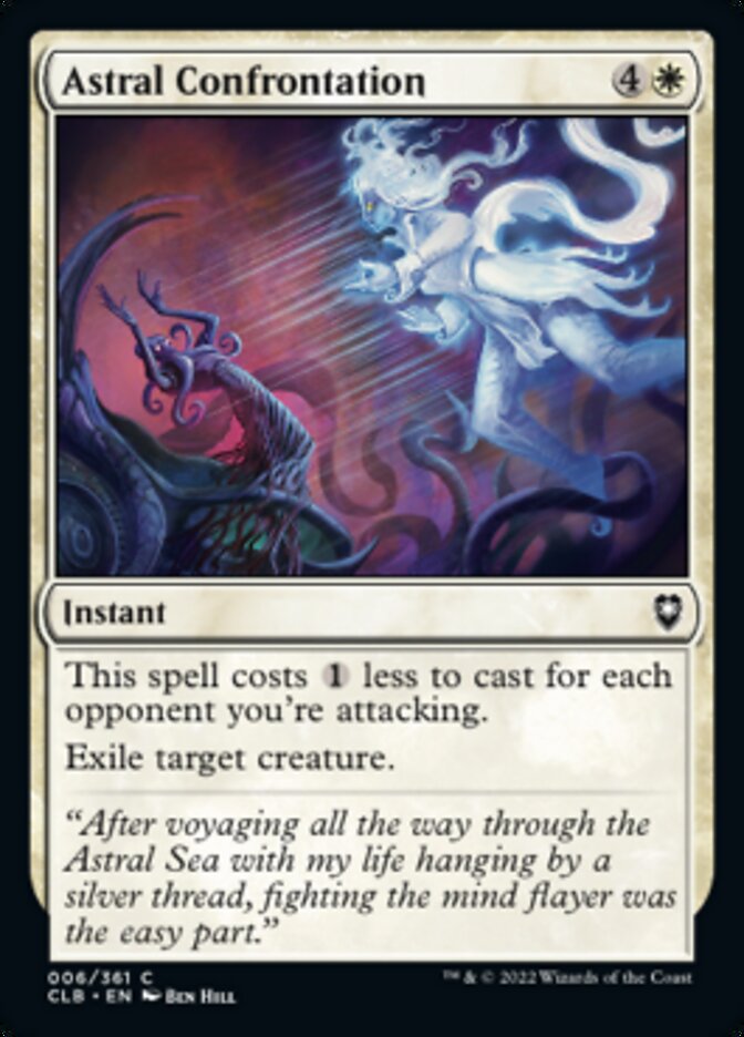 Astral Confrontation [Commander Legends: Battle for Baldur's Gate] | Card Merchant Takapuna