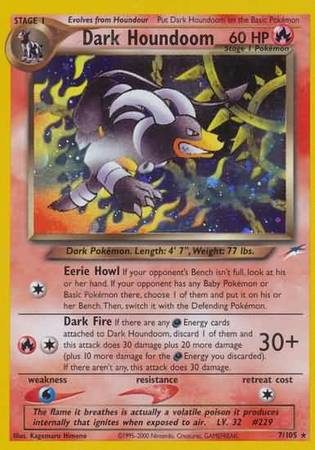 Dark Houndoom (7/105) [Neo Destiny Unlimited] | Card Merchant Takapuna