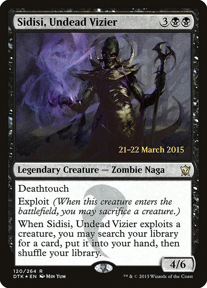 Sidisi, Undead Vizier [Dragons of Tarkir Prerelease Promos] | Card Merchant Takapuna