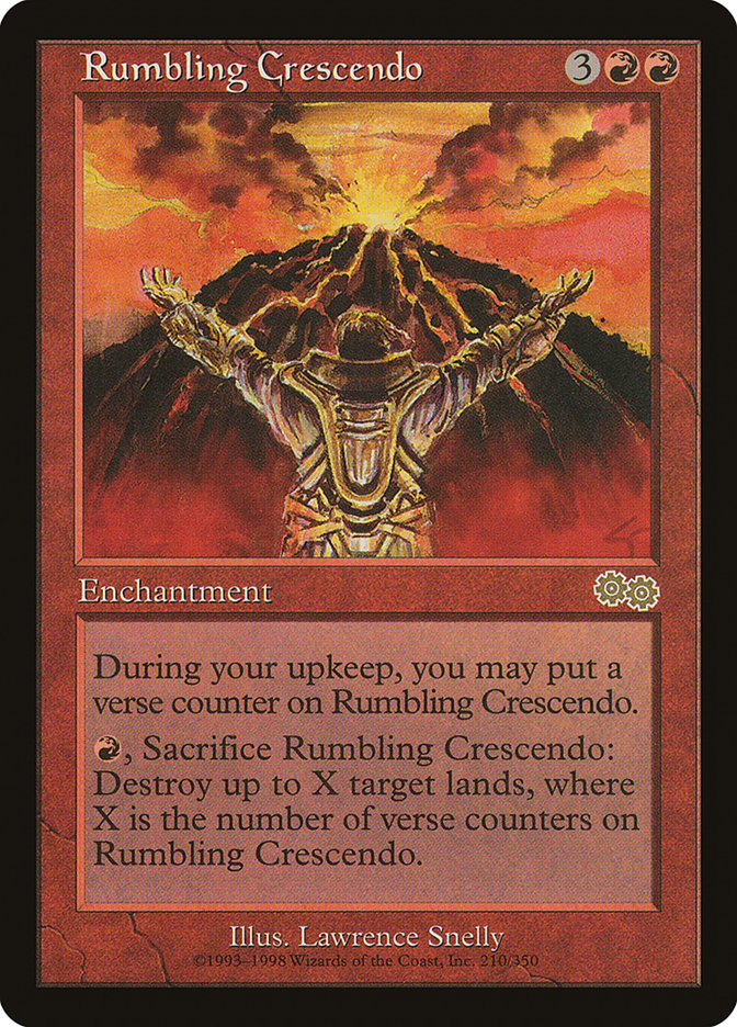 Rumbling Crescendo [Urza's Saga] | Card Merchant Takapuna