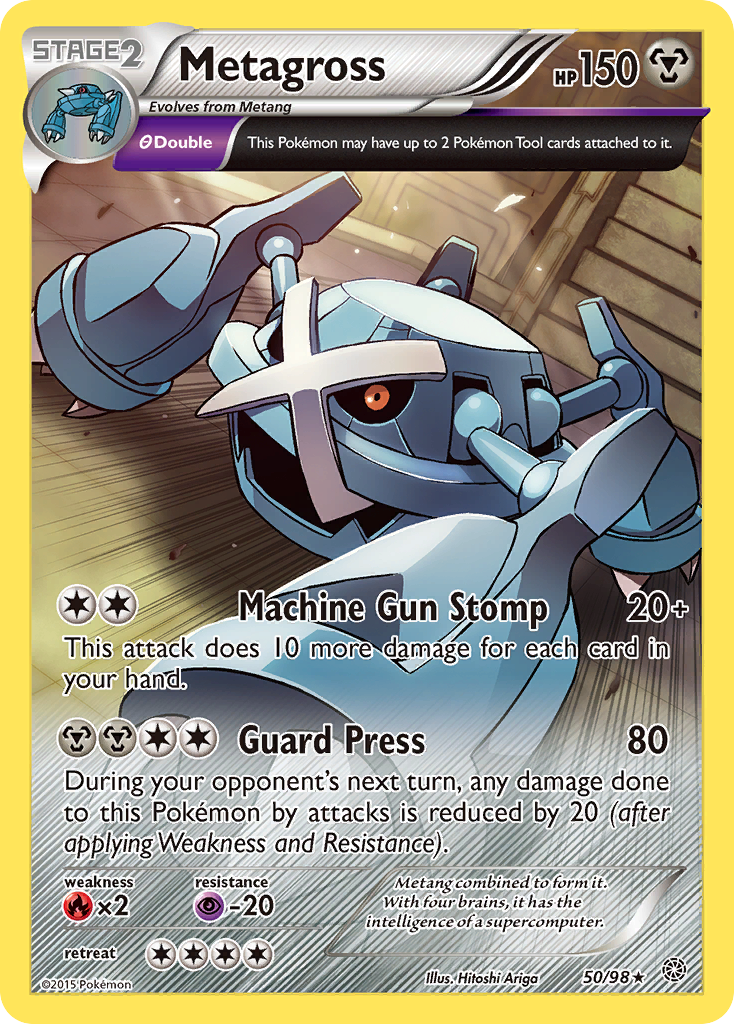 Metagross (50/98) [XY: Ancient Origins] | Card Merchant Takapuna
