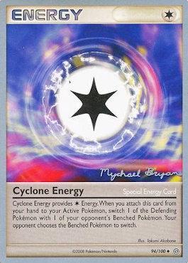 Cyclone Energy (94/100) (Happy Luck - Mychael Bryan) [World Championships 2010] | Card Merchant Takapuna