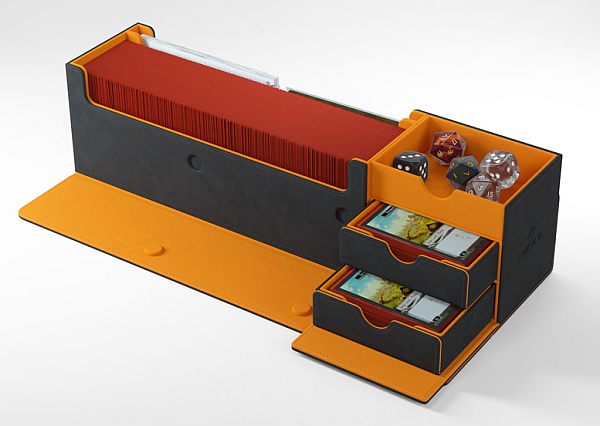Gamegenic Card's Lair 400+ Black/Orange | Card Merchant Takapuna