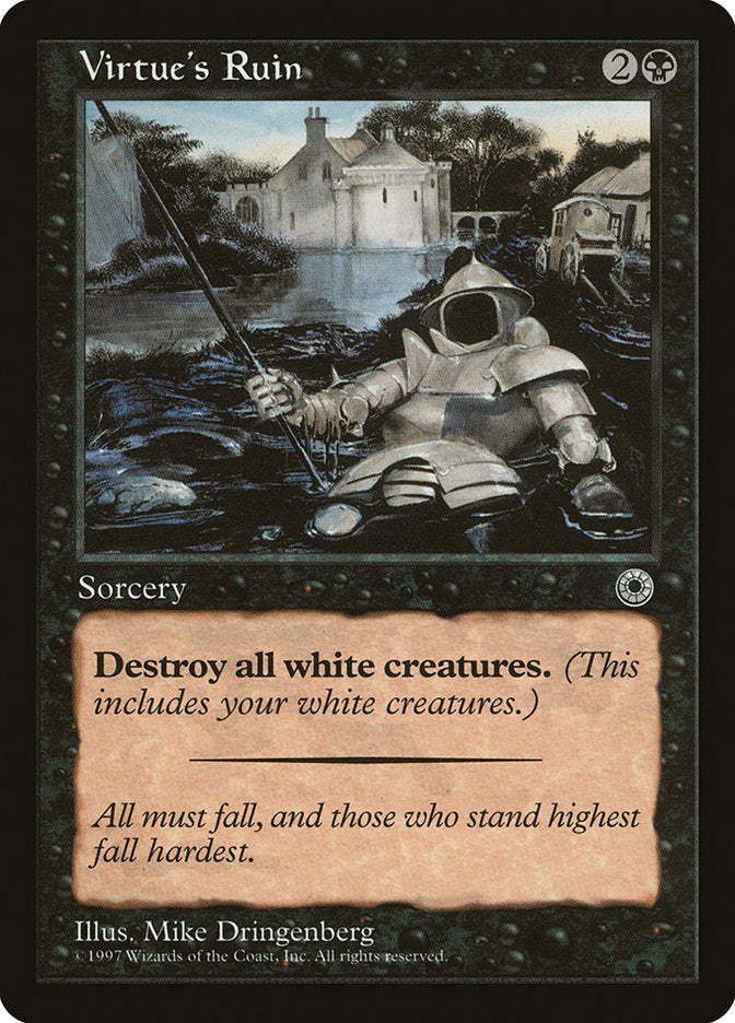 Virtue's Ruin [Portal] | Card Merchant Takapuna