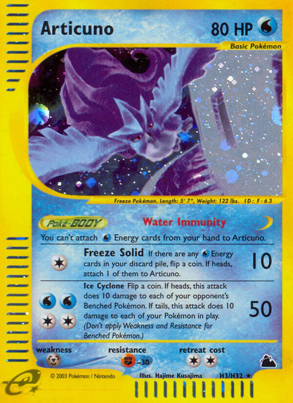 Articuno (H3/H32) [Skyridge] | Card Merchant Takapuna