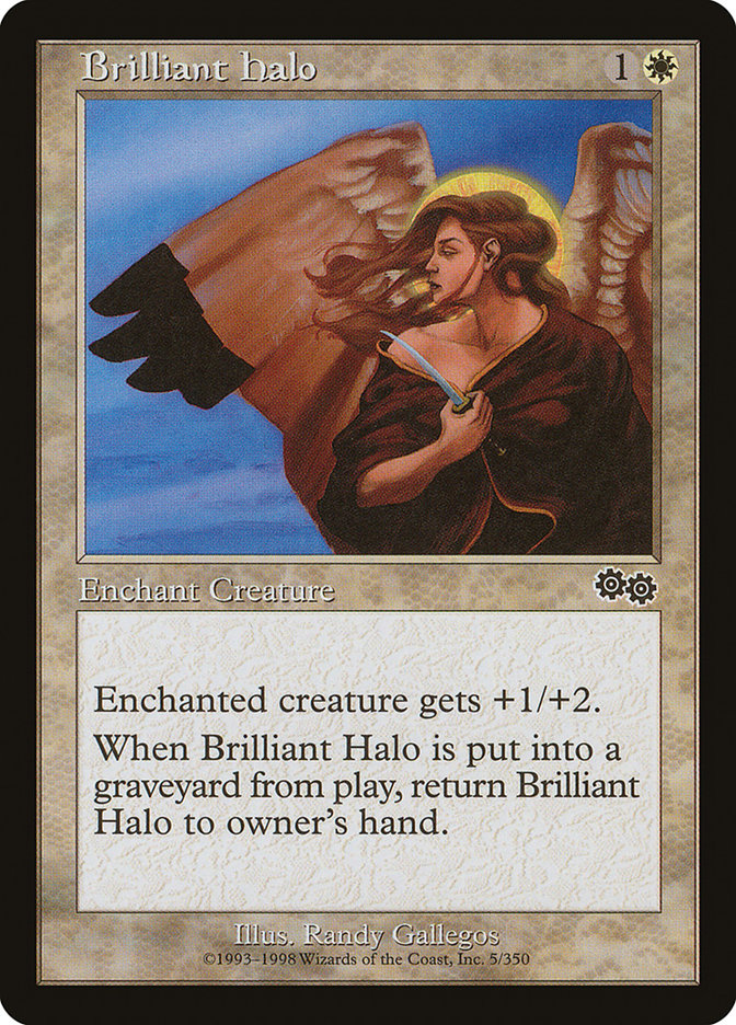 Brilliant Halo [Urza's Saga] | Card Merchant Takapuna