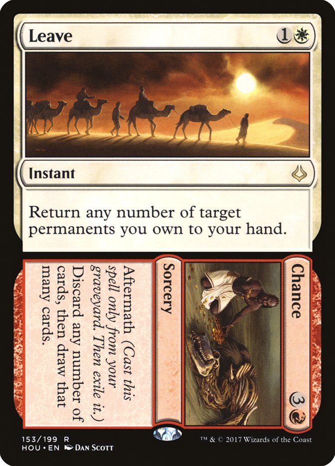 Leave // Chance [Hour of Devastation] | Card Merchant Takapuna