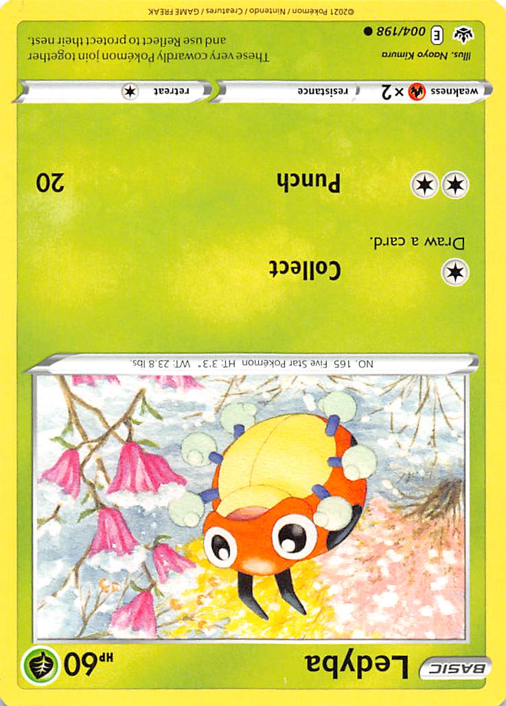 Ledyba (004/198) [Sword & Shield: Chilling Reign] | Card Merchant Takapuna