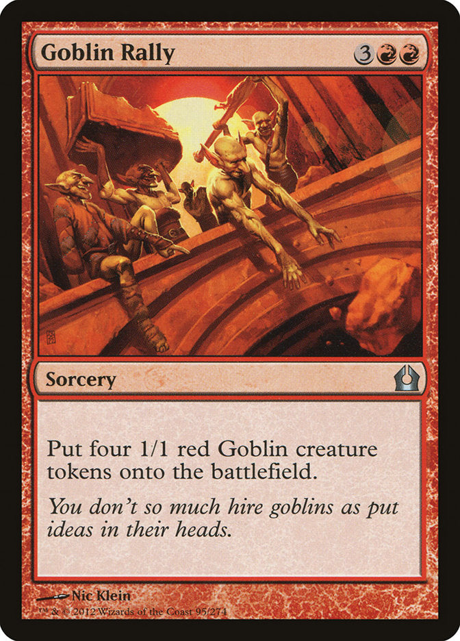 Goblin Rally [Return to Ravnica] | Card Merchant Takapuna