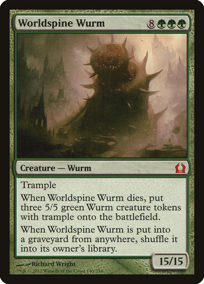 Worldspine Wurm [Return to Ravnica] | Card Merchant Takapuna